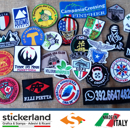 Toppe Patch ricamate personalizzate