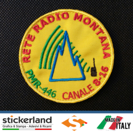 Toppe Patch Rete Radio Montana