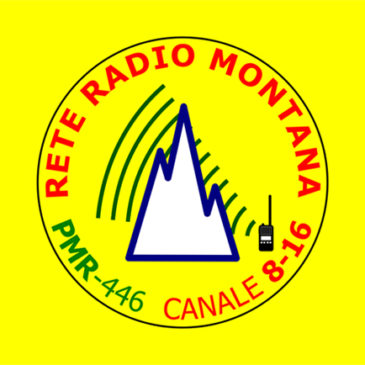 Bandiera ufficiale della Rete Radio Montana – rettangolare