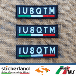 Toppa Patch ricamata personalizzata proprio QRZ