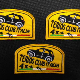 Patch ufficiale del Terios Club Italia – 3 pezzi