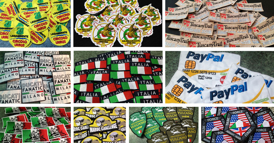 Patch personalizzata con il cognome ricamato stile GPG