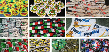 Toppe Patch ricamate personalizzate - Produzione Stickerland