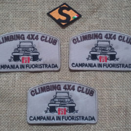 Patch ufficiale del Climbing 4×4 Club – Campania in Fuoristrada 3 pezzi