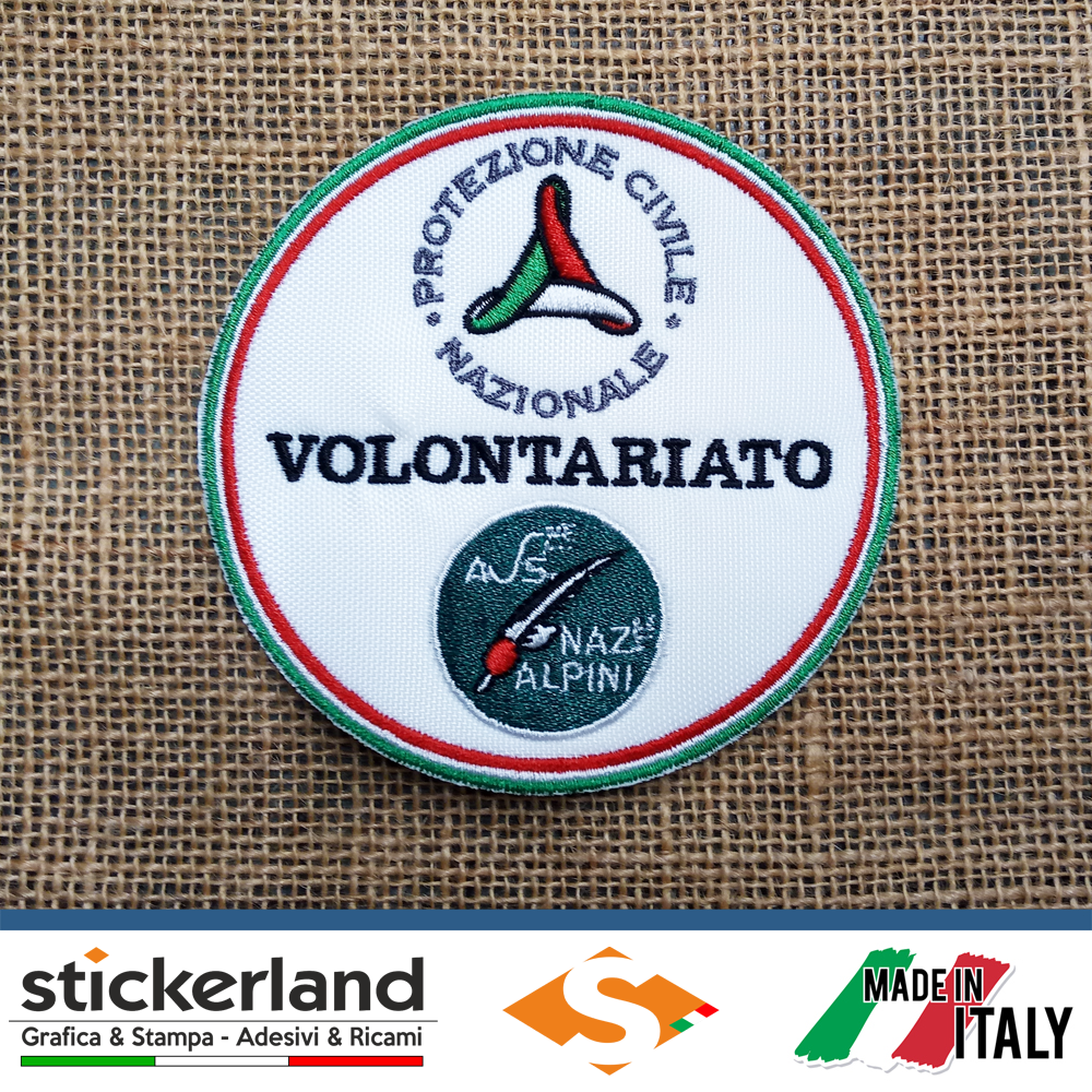 Toppa Patch ricamata personalizzata dell'Associazione Nazionale Alpini