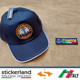 Cappellino ARMI – Associazione Radioamatori Marinai Italiani con QRZ personalizzato