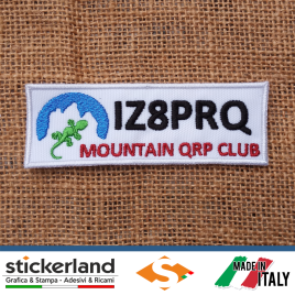 Toppa Patch ricamata personalizzata con proprio QRZ