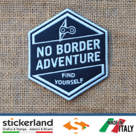 Toppa Patch ricamata personalizzata del No Border Adventure