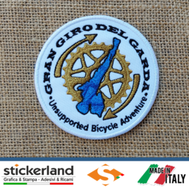 Toppa Patch ricamata personalizzata del Gran Giro del Garda