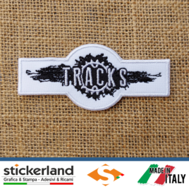 Toppa Patch ricamata personalizzata TRACKS6000 – L’avventura in bicicletta