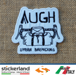 Toppa Patch ricamata personalizzata AUGH - Umbria Bikepacking