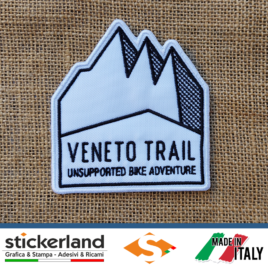 Toppa Patch ricamata personalizzata del Veneto Trail – Unsupported Bike Adventure