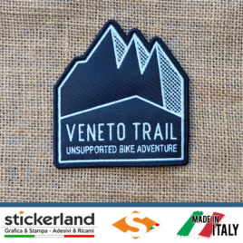 Toppa Patch ricamata personalizzata del Veneto Trail – Unsupported Bike Adventure