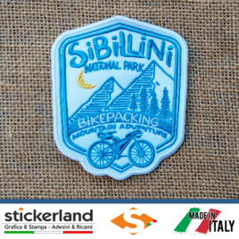 Toppa Patch ricamata dei SIBILLINI BIKEPACKING – Mountain Adventure