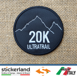 Toppa Patch ricamata 20K Ultratrail – Unsupported Bikepacking Adventure