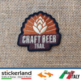 Toppa Patch ricamata Craft Beer Trail – Bikepacking Adventure by Spirito Gravel