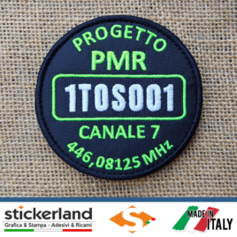 Toppa Patch ricamata personalizzata del Progetto Nazionale PMR446