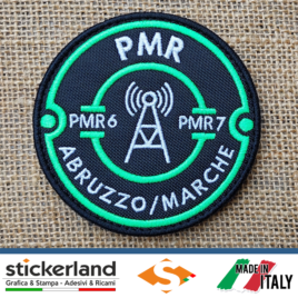 Toppa Patch ricamata personalizzata delle regioni Abruzzo – Marche PMR446