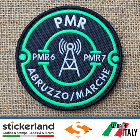 Toppa Patch ricamata personalizzata Abruzzo – Marche PMR446