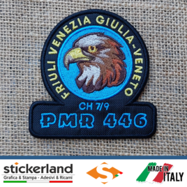 Toppa Patch ricamata personalizzata del Friuli Venezia Giulia – Veneto