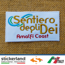 Toppa Patch ricamata personalizzata del Sentiero degli Dei - Amalfi Coast
