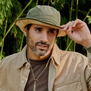 Cappello western con laccio ferma cappello - Globe Trotter