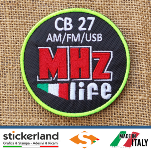 Toppa Patch ricamata personalizzata di MHz Life - CB 27 All Mode