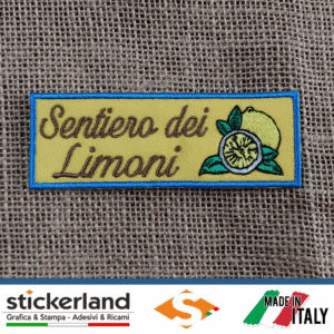 Toppa Patch ricamata personalizzata dal Sentiero dei Limoni